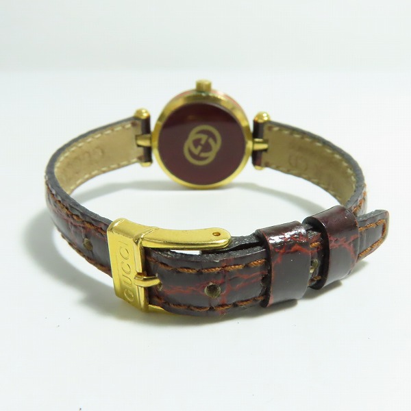 実際に弊社で買取させて頂いたGUCCI/グッチ シェリーライン レディース 腕時計【動作未確認】の画像 2枚目