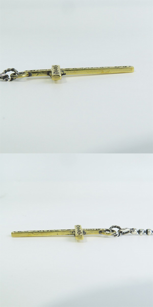 実際に弊社で買取させて頂いた(1)GANGSTERVILLE×Galcia/ギャングスタービル×ガルシア ROSARY/ロザリオ ネックレス シルバー925×ブラスの画像 3枚目