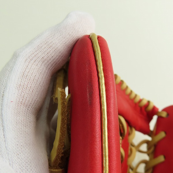 実際に弊社で買取させて頂いたRawlings/ローリングス HYPER TECH COLOR SYNC 軟式 外野手 グローブ GR4HTCY719の画像 9枚目