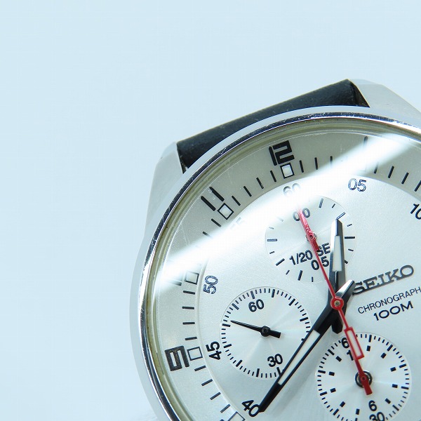 実際に弊社で買取させて頂いたSEIKO/セイコー クロノグラフ クォーツ アナログ腕時計 7192-0MF0【動作未確認】の画像 4枚目
