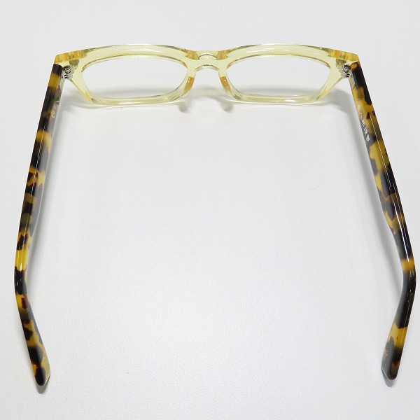 実際に弊社で買取させて頂いた泰八郎謹製/タイハチロウキンセイ 手造 Premier VI クリア×デミ柄 メガネフレーム/アイウェアの画像 2枚目