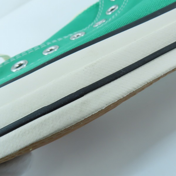実際に弊社で買取させて頂いた【未使用】CONVERSE/コンバース ALL STAR BURNTCOLORS HI JDE.GRN/オールスター ハイ 1SD430/28の画像 6枚目