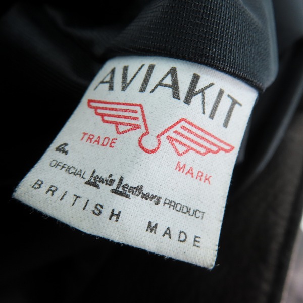 実際に弊社で買取させて頂いたLewis Leathers/ルイスレザー×リアルマッコイズ ディアスキン ライトニング ライダース ジャケット 42の画像 3枚目