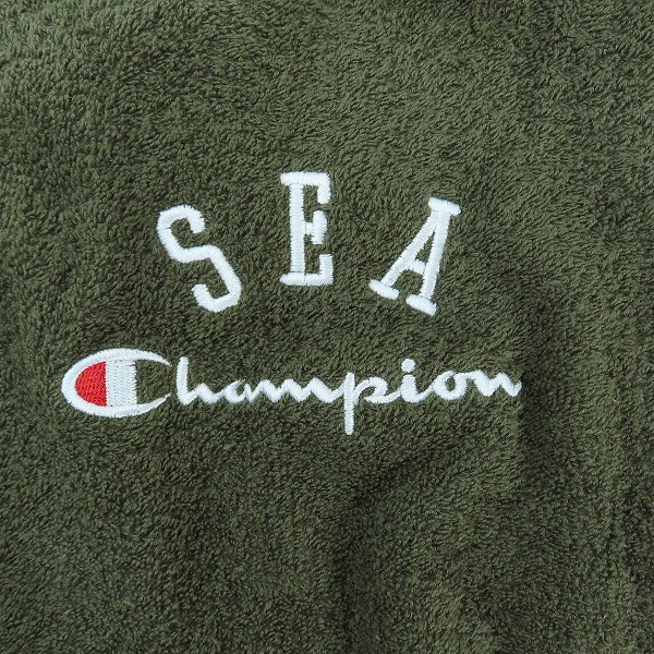 実際に弊社で買取させて頂いた【未使用】Champion×WIND AND SEA/チャンピオン×ウィンダンシー ショートスリーブラグランTシャツ C8-Z356/Mの画像 3枚目