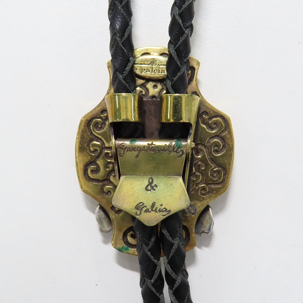 実際に弊社で買取させて頂いた(3)GANGSTERVILLE×Galcia/ギャングスタービル×ガルシア パンサー ボロタイ シルバー×真鍮の画像 2枚目