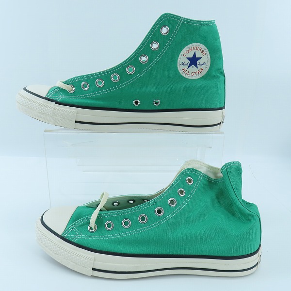 実際に弊社で買取させて頂いた【未使用】CONVERSE/コンバース ALL STAR BURNTCOLORS HI JDE.GRN/オールスター ハイ 1SD430/28の画像 3枚目