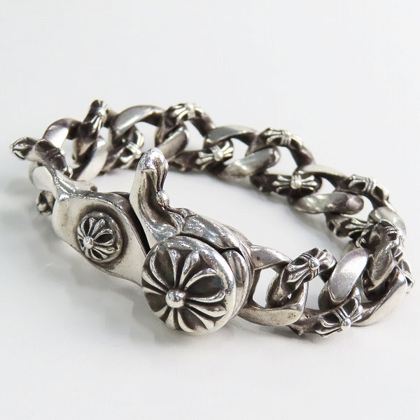 実際に弊社で買取させて頂いたCHROME HEARTS/クロムハーツ ファンシーチェーンクリップ ブレスレット　