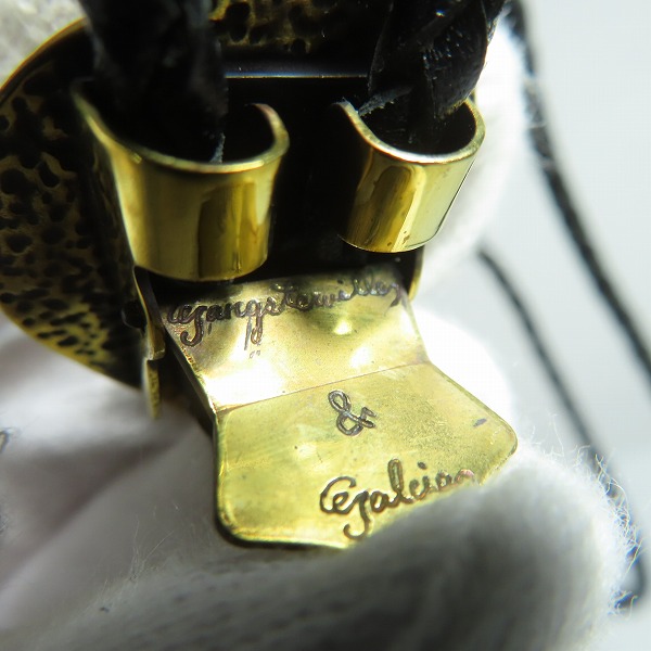 実際に弊社で買取させて頂いた(5)Gangsterville×galcia/ギャングスタービル×ガルシア TWO FACE/ダブルフェイス BOLO TIE/ボロタイ/ループタイ ブラス/真鍮の画像 6枚目