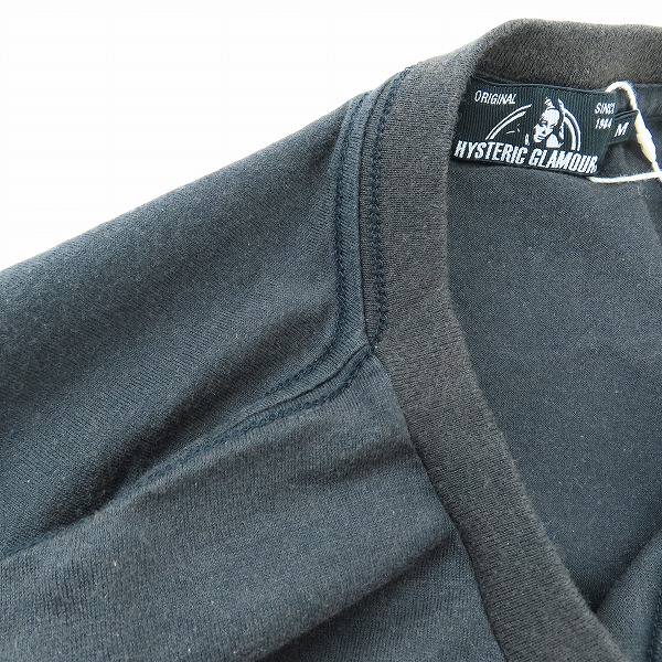 実際に弊社で買取させて頂いたHYSTERIC GLAMOUR/ヒステリックグラマー UNIVERSITY OF HYS プリント Tシャツ 02173CT14 Mの画像 5枚目