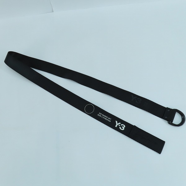 実際に弊社で買取させて頂いたY-3/ワイスリー ロゴベルトの画像 8枚目