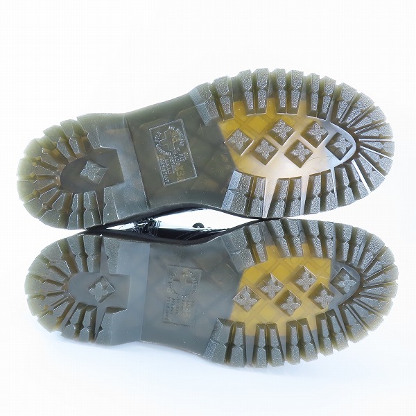 実際に弊社で買取させて頂いたDr.Martens/ドクターマーチン JADON PATENT 8ホール/厚底/サイドジップ/エナメル ブーツ UK5の画像 2枚目