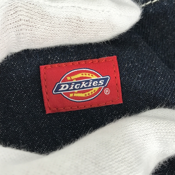 実際に弊社で買取させて頂いた【未使用】DICKIES/ディッキーズ デニム オーバーオール/サロペット ネイビー 1410-2781 /Lの画像 3枚目