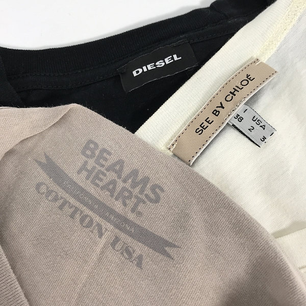実際に弊社で買取させて頂いた【おまとめ】DISEL/ディーゼル SEE BY CHLOE/シーバイクロエ BEAMS HEART/ビームスハート 他 Tシャツ/スウェット 等の画像 2枚目