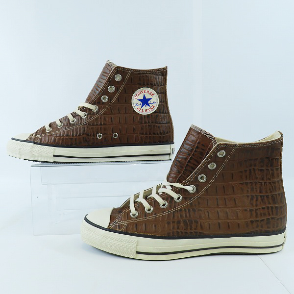 実際に弊社で買取させて頂いたCONVERSE/コンバース ALL STAR CRC HI ハイカットスニーカー/BROWN/9.5の画像 3枚目