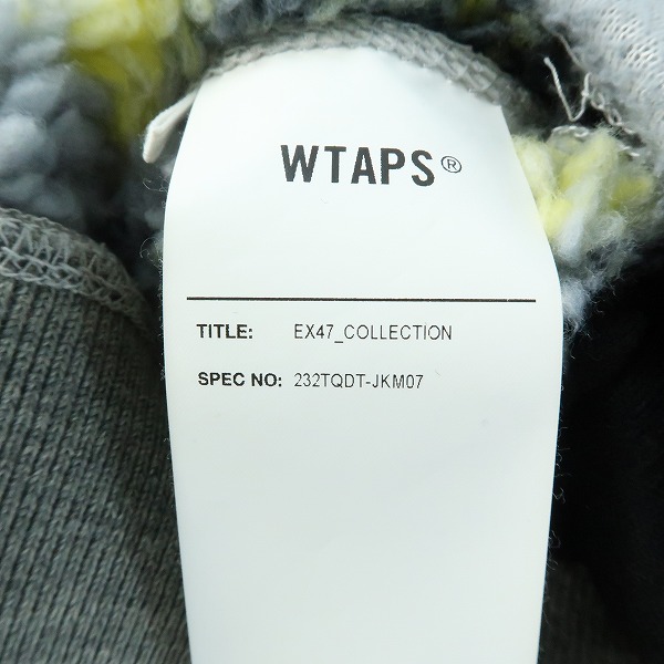 実際に弊社で買取させて頂いたWTAPS/ダブルタップス 23AW  BUNDLE / JACKET / POLY. BOA. TEXTILE. PROTECT フリースジャケット 232TQDT-JKM07/2の画像 3枚目