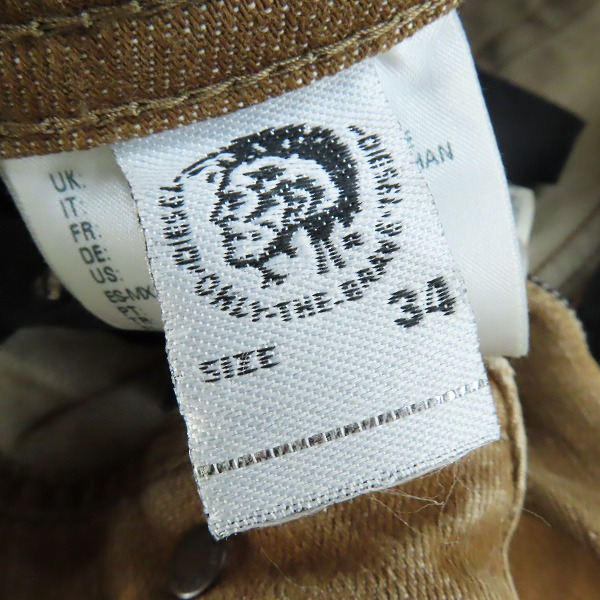 実際に弊社で買取させて頂いたDIESEL/ディーゼル THOMMER-SP SLIM SKINNY スキニーデニムパンツ W34L32の画像 3枚目