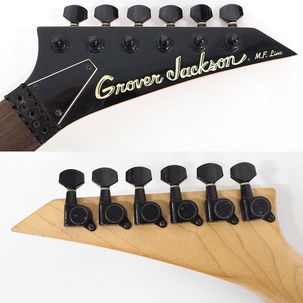 実際に弊社で買取させて頂いた★【弦無し】Grover Jackson/グローバージャクソン M.F.Line KING V エレキギター ソフトケース付の画像 2枚目