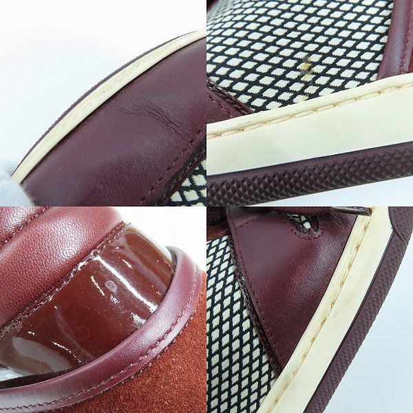 実際に弊社で買取させて頂いたLOUIS VUITTON/ルイヴィトン スエード スニーカー GO0145 35 1/2の画像 8枚目