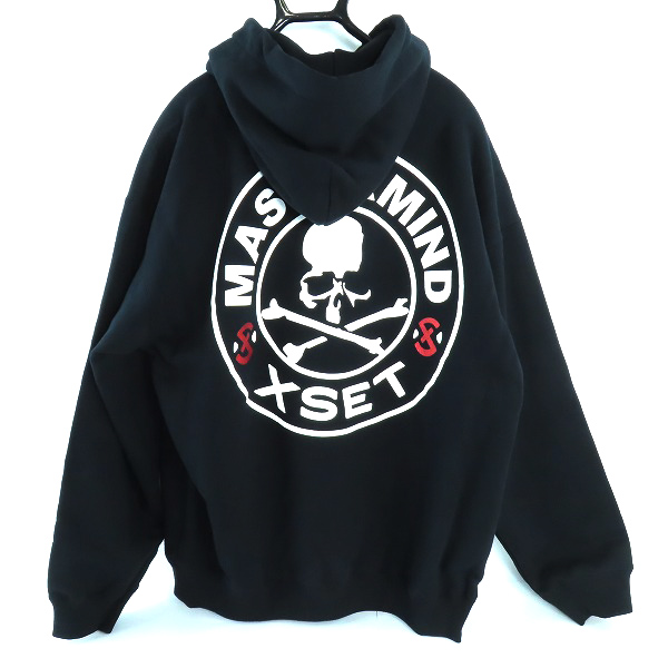実際に弊社で買取させて頂いた【未使用】mastermind WORLD/マスターマインドワールド×XSET/エックスセット パーカー MC22S09-SW100-1/Mの画像 1枚目