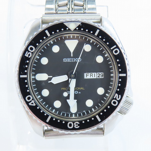 実際に弊社で買取させて頂いたSEIKO/セイコー ダイバー プロフェッショナル 200M 7C43-7010【動作未確認】