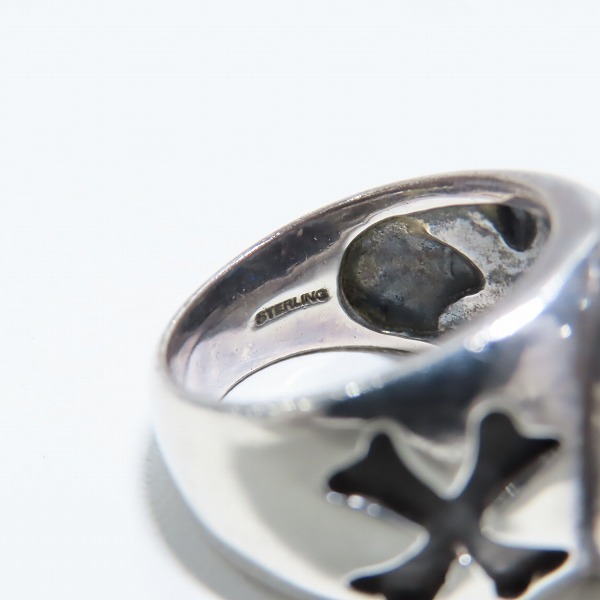 実際に弊社で買取させて頂いたA&G×LION HEART/エーアンドジー×ライオンハート スカルリング 17号の画像 7枚目