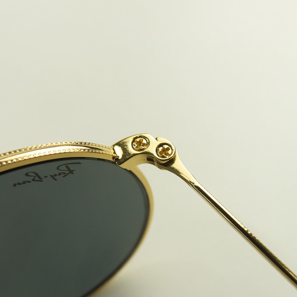 実際に弊社で買取させて頂いたRay-Ban/レイバン ROUND METAL/ラウンドメタル サングラス RB3447 9196/R5の画像 4枚目