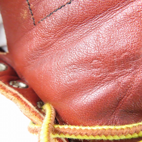 実際に弊社で買取させて頂いたRED WING/レッドウィング 四角犬タグ アイリッシュセッター モックトゥ ブーツ 8875/7Eの画像 6枚目