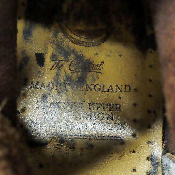 実際に弊社で買取させて頂いたDr.Martens/ドクターマーチン 1460 8ホール ブーツ MADE IN ENGLAND イングランド製 ブラウンの画像 5枚目