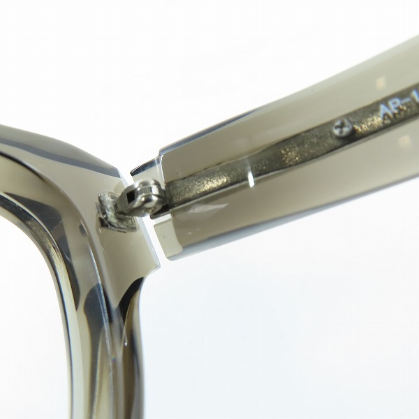 実際に弊社で買取させて頂いた999.9/フォーナインズ フルリム  レンズなし メガネフレーム AP-13の画像 8枚目