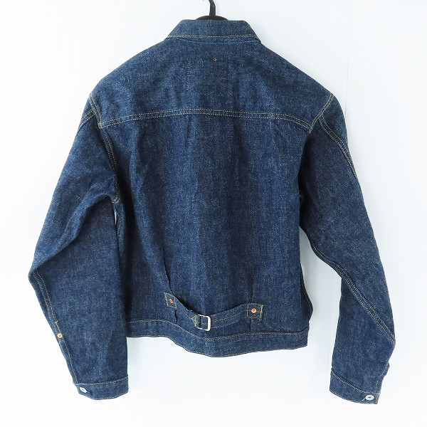 実際に弊社で買取させて頂いたLEVIS/リーバイス 506 1st ビッグE デニムジャケット J22刻印 71506-XX/38の画像 1枚目