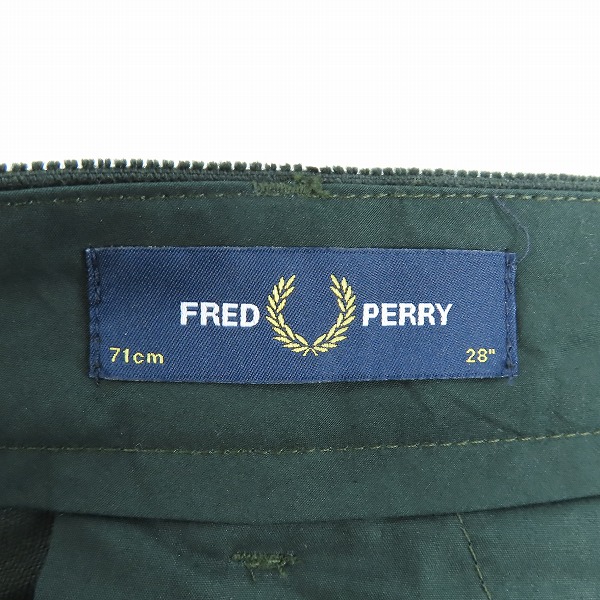実際に弊社で買取させて頂いたFRED PERRY/フレッドペリー コーデュロイ パンツ/ジャケット セットアップ/M/28の画像 6枚目