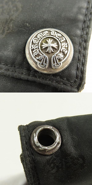 実際に弊社で買取させて頂いたCHROME HEARTS/クロムハーツ 3FOLD ナイロン ウォレット  の画像 6枚目