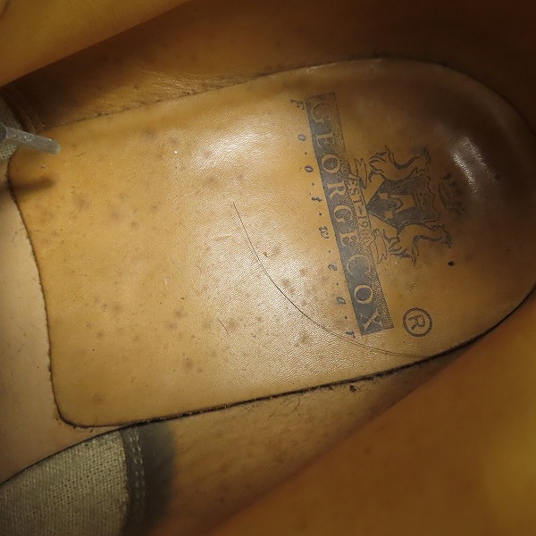 実際に弊社で買取させて頂いた【ジャンク】GEORGE COX/ジョージコックス CHUKKA/チャッカ ブーツ 11534/7の画像 7枚目