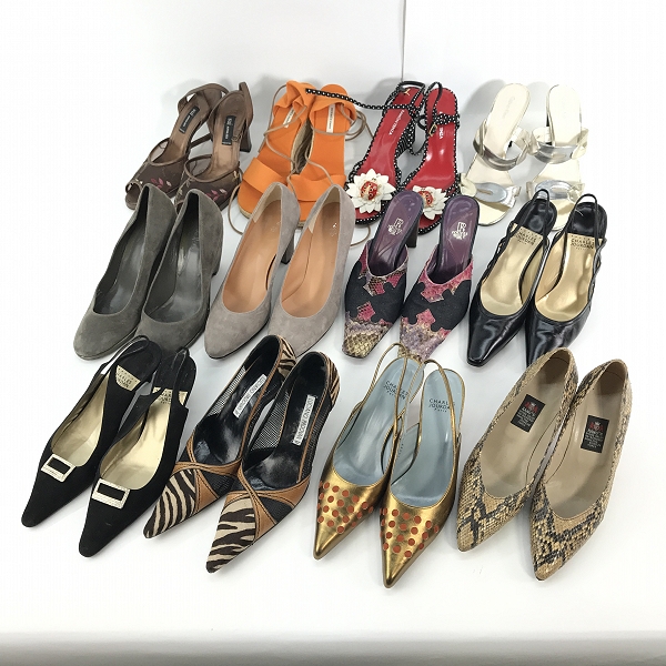 実際に弊社で買取させて頂いた【おまとめ】エルメス/カルバンクライン/アナスイ 等 サンダル/パンプス/ヒール 他 レディースの画像 2枚目