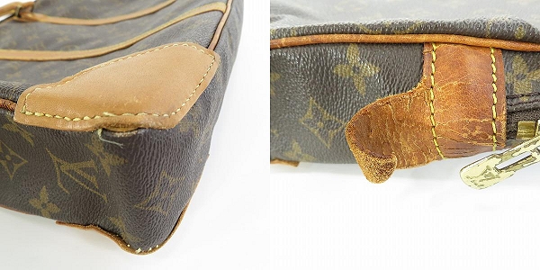 実際に弊社で買取させて頂いた【ジャンク】LOUIS VUITTON/ルイヴィトン モノグラム ポルト ドキュマン ヴォワヤージュ ブリーフケース M40226の画像 9枚目