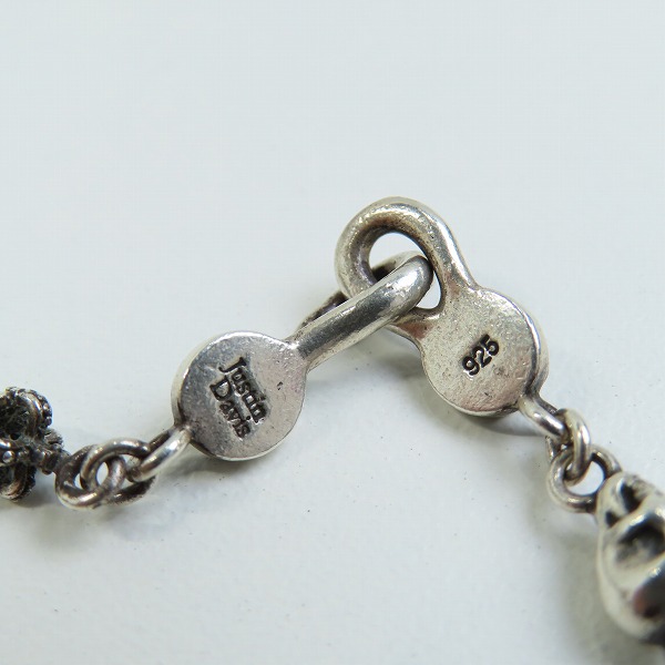 実際に弊社で買取させて頂いたJustin Davis/ジャスティンデイビス SKULL DIVINE/スカルディバイン チェーン SNJ126 50cmの画像 3枚目