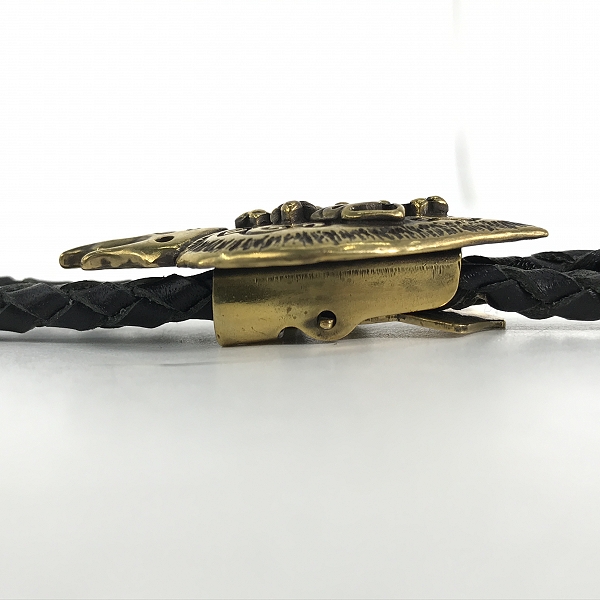 実際に弊社で買取させて頂いた(5)Gangsterville×galcia/ギャングスタービル×ガルシア TWO FACE/ダブルフェイス BOLO TIE/ボロタイ/ループタイ ブラス/真鍮の画像 4枚目