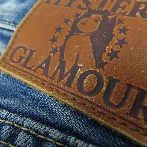実際に弊社で買取させて頂いたHYSTERIC GLAMOUR/ヒステリックグラマー CR加工 RELIEVES pt デニム パンツ 0234AP05 28の画像 7枚目
