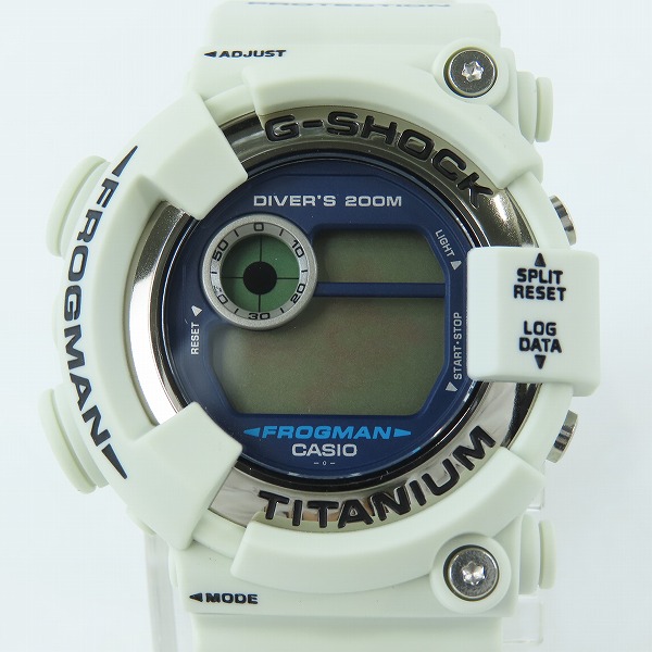 実際に弊社で買取させて頂いたG-SHOCK/Gショック FROGMAN/フロッグマン メンイン ホワイトグレー クォーツ 腕時計 DW-8200LG-8JR 【動作未確認】