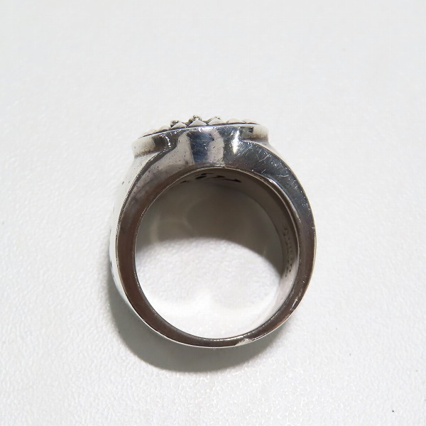 実際に弊社で買取させて頂いたJustin Davis/ジャスティンデイビス ラックスター/クラウンリング SRJ267/15号の画像 5枚目