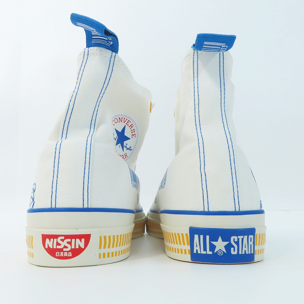 実際に弊社で買取させて頂いた【未使用】 CONVERSE/コンバース ALLSTAR CUPNOODLE HI SEAFOOD カップヌードルコラボ 1SD270/28の画像 1枚目