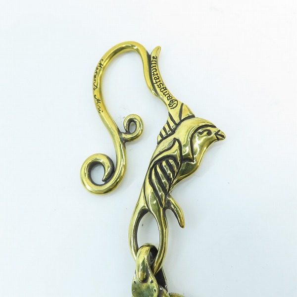 実際に弊社で買取させて頂いた(3)GANGSTERVILLE×Galcia/ギャングスタービル×ガルシア SWALLOW WALLET-CHAIN/スワロー ウォレットチェーン/真鍮/ブラスの画像 1枚目