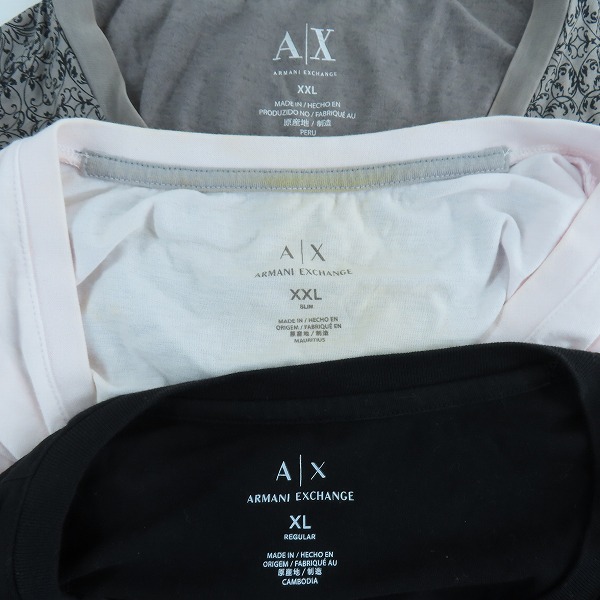 実際に弊社で買取させて頂いたARMANI EXCHANGE/アルマーニエクスチェンジ 半袖Tシャツ 3点セットの画像 2枚目