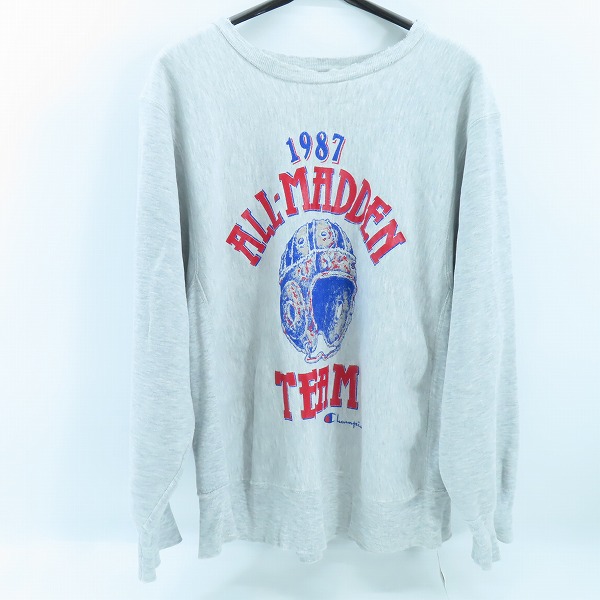 実際に弊社で買取させて頂いたChampion/チャンピオン 80s All-Madden Teams スウェットシャツ/L