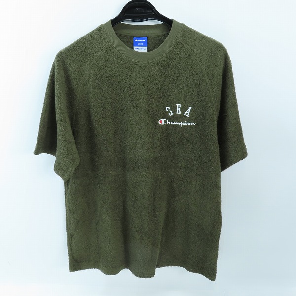 実際に弊社で買取させて頂いた【未使用】Champion×WIND AND SEA/チャンピオン×ウィンダンシー ショートスリーブラグランTシャツ C8-Z356/M