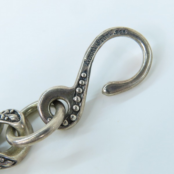 実際に弊社で買取させて頂いたROYAL ORDER/ロイヤルオーダー SV925 フレアモチーフ ウォレットチェーンの画像 4枚目