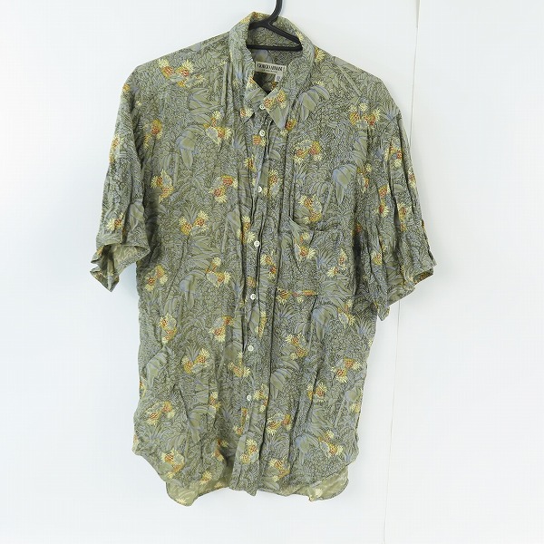 実際に弊社で買取させて頂いたGIORGIO ARMANI/ジョルジオアルマーニ 総柄 半袖シャツ 15-1/2 39
