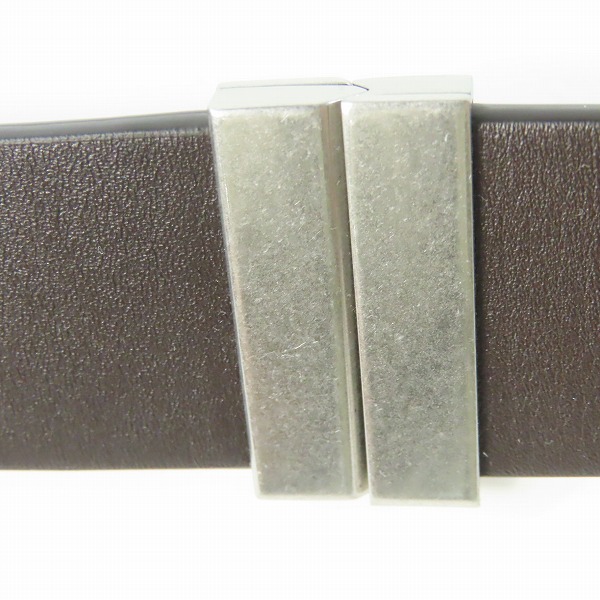 実際に弊社で買取させて頂いた【未使用】BOTTEGA VENETA/ボッテガヴェネタ Reversible Belt/リバーシブルベルト 649371 VA9B0の画像 6枚目