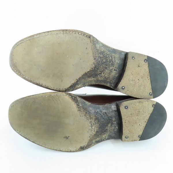 実際に弊社で買取させて頂いたJalan Sriwijaya×UNITED ARROWS/ジャランスリウァヤ×ユナイテッドアローズ コインローファー ブラウン 98857/38の画像 2枚目