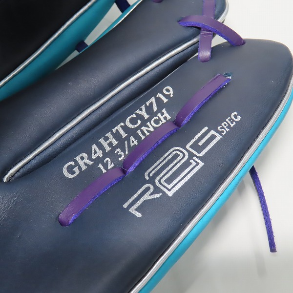 実際に弊社で買取させて頂いたRawlings/ローリングス HYPER TECH COLOR SYNC 軟式 外野手 右投げ用 グローブ GR4HTCY719の画像 6枚目